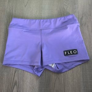 Purple FLEO shorts size small